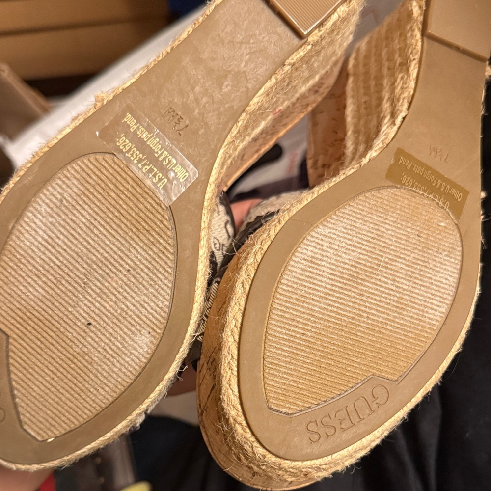 Guess Women's Logo Patterned Mules - image 3